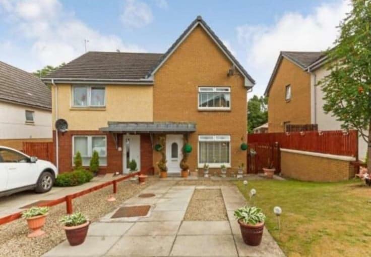 Silverburn New House With Free Parking And Nice Garden Glasgow Exteriör bild